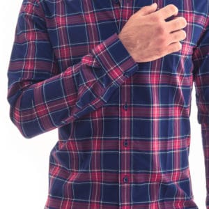 CAMISA SELINAC F & W QUADRES  –  YT65