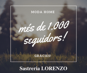 Read more about the article SASTRERIA LORENZO més de 1.000 seguidors